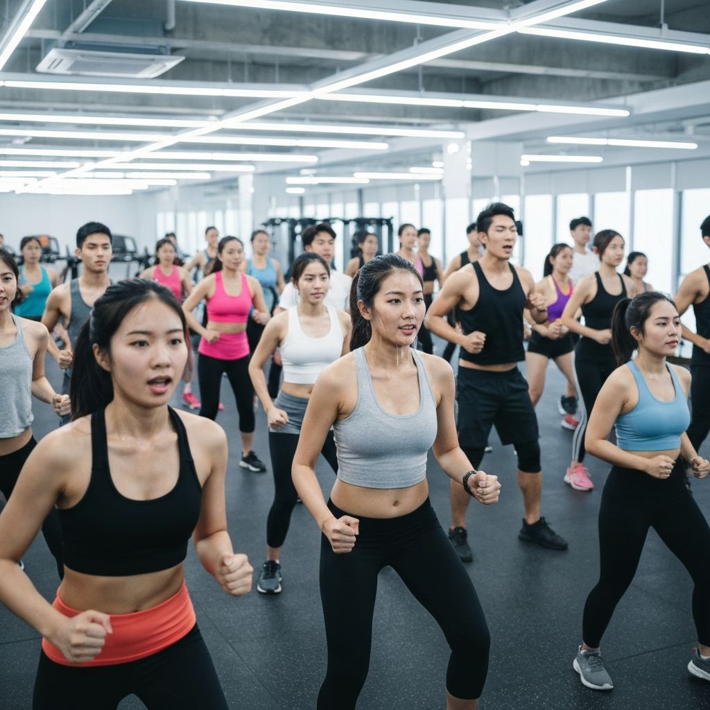 Group fitness class