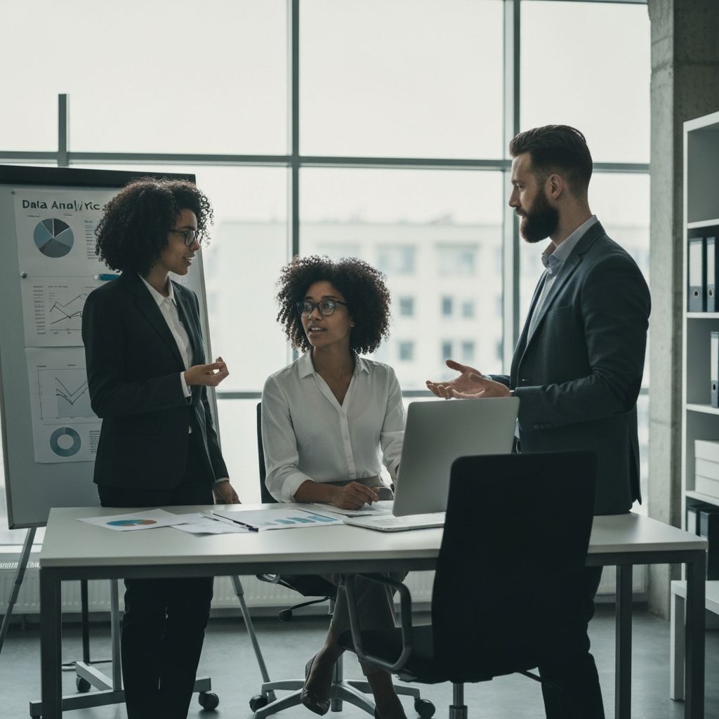 Business Team Analyzing Customer Insights